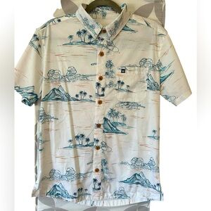 Tactical Men’s Button down, short sleeve Tropical Shirt size S